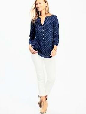 TALBOTS Navy Tunic